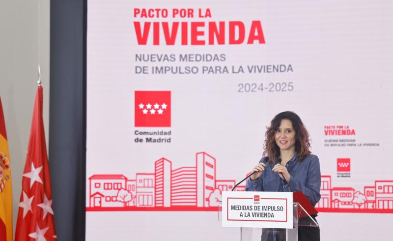 La Comunidad de Madrid acelera las medidas fiscales para facilitar el acceso a la vivienda