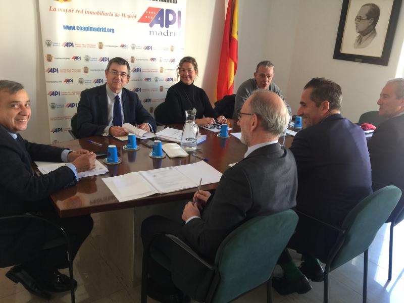 Celebración de Junta de Gobierno de COAPIMADRID - AIM 
